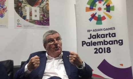 Presiden Komite Olimpiade Internasional (IOC) Thomas Bach 