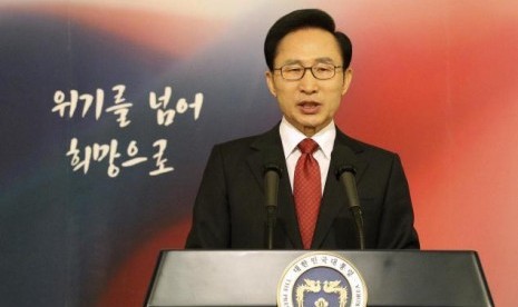  Presiden Korea Selatan, Lee Myung-bak.