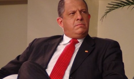 Presiden Kosta Rika yang baru terpilih Luis Guillermo Solis