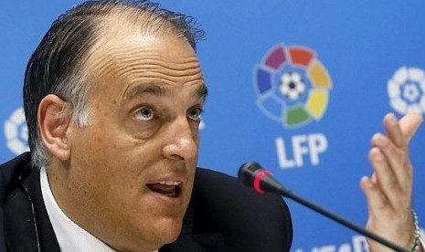 Presiden La Liga Javier Tebas