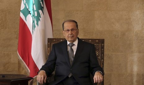 Presiden Lebanon Michel Aoun.