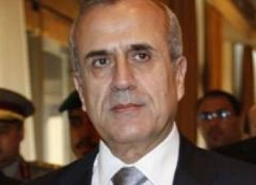 Presiden Lebanon Michel Suleiman.