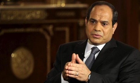 Presiden Mesir Abdel Fatah Al Sisi hadir di pembukaan Piala Dunia 2022.