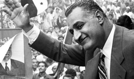 Presiden Mesir Gamal Abdel Nasser.