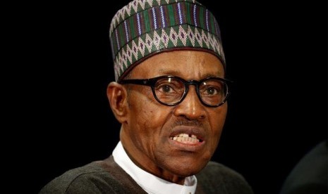 Presiden Nigeria Muhammadu Buhari pada 2016.