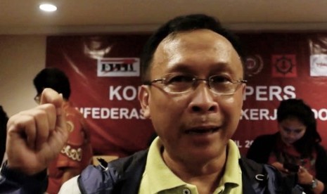 Presiden Organisasi Pekerja Seluruh Indonesia (OPSI) Saepul Tafif 