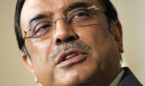 Presiden Pakistan Asif Ali Zardari 