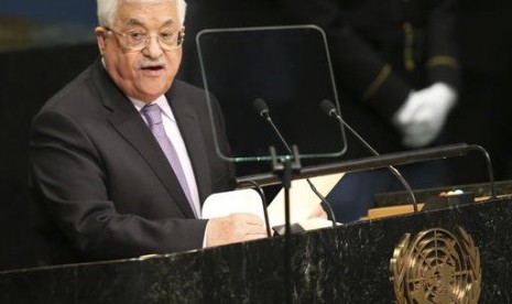 Presiden Palestina Mahmoud Abbas.