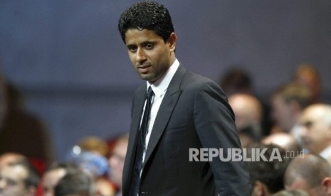 Presiden Paris Saint-Germain (PSG), Nasser Ghanim Al-Khelaifi.