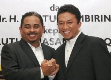 Presiden PKS Luthfi Hasan Ishak, dan Menkominfo Tifatul Sembiring