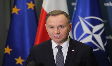 Presiden Polandia Andrzej Duda menyerukan agar perang Hamas-Israel di Jalur Gaza segera diakhiri.