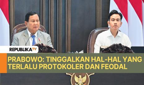 Presiden Prabowo Subianto bersama Wakil Presiden Gibran Rakabuming Raka.