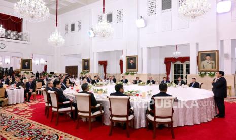 Presiden Prabowo Subianto bertemu Japan-Indonesia Association (Japinda) dan The Jakarta Japan Club (JJC) di Istana Kepresidenan, Jakarta Pusat, Jumat (6/12/2024) 