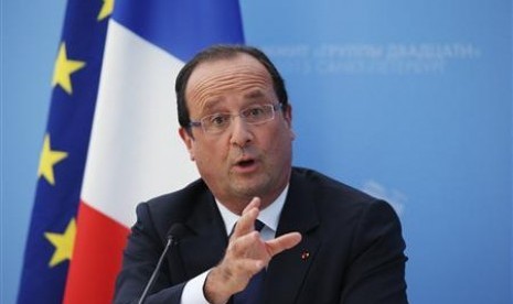 Presiden Prancis Francois Hollande.