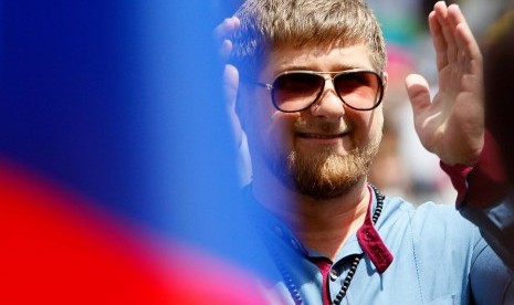 Presiden Republik Chechnya Ramzan Kadyrov.