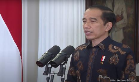 Presiden RI Joko Widodo membuka Muktamar IX Partai Persatuan Pembangunan (PPP) yang berlangsung pada 18-21 Desember 2020 di Makassar, Sulawesi Selatan.