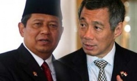 Presiden SBY dan PM Singapura Lee Hsien Long