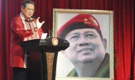 Presiden SBY saat peresmian Museum Hakka di kawasan Anjungan Taman Budaya Tionghoa, Taman Mini Indonesia Indah (TMII), Sabtu (30/8).