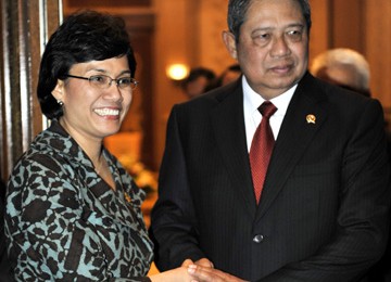 Presiden SBY-Sri Mulyani