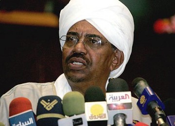 Presiden Sudan Omar Hassan Al-Bashir.