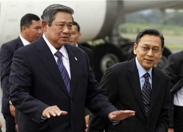 Presiden Susilo Bambang Yudhoyono dan Wapres Boediono.