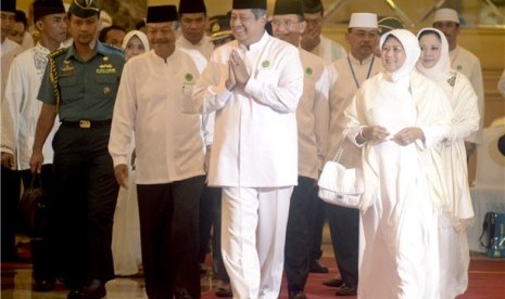  Presiden Susilo Bambang Yudhoyono menghadiri peringatan Hari Lahir ke-22 Ikatan Persaudaraan Haji Indonesia (IPHI) di Solo, Jawa Tengah, Senin (9/4) malam. 