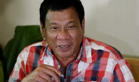 Presiden terpilih Filipina Rodrigo Duterte