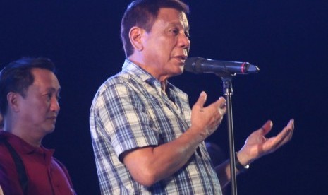 Presiden terpilih Filipina Rodrigo Duterte.