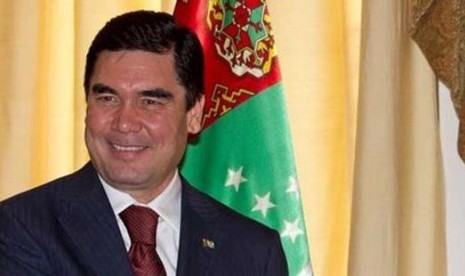 Presiden Turkmenistan Gurbanguly Berdymukhamedov.