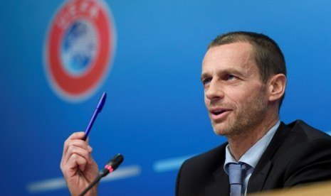 Presiden UEFA Aleksander Ceferin.