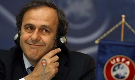 Presiden UEFA Michel Platini