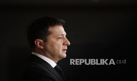 Presiden Ukraina Volodymyr Zelenskiy. Presiden Zelensky: Pasukan Rusia Siap Serang Odessa