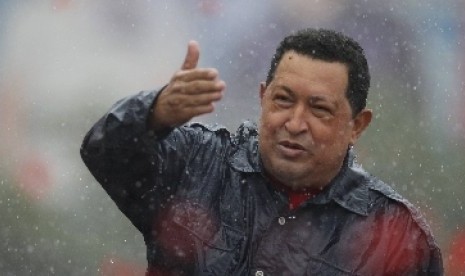 Presiden Venezuela, Hugo Chavez.