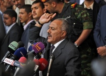 Presiden Yaman, Ali Abdullah Saleh.