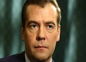 Presiden Rusia Dmitry Medvedev