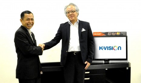 President Director SEID Fumihiro Irie dan Executive Director K-Vision Harya S. Pratama 