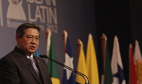 President Susilo Bambang Yudhoyono opens ASEAN LATIN Business Summit in Jakarta on Monday. 