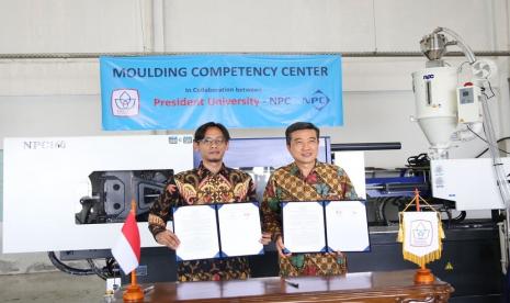 President University (Presuniv) bekerja sama dengan PT Nirwana Persada Cipta terkait moulding competency center. Adapun mesin injection moulding machine (NPC 160) ini memiliki beberapa kelebihan, diantaranya kapasitas produksinya yang terbilang besar.