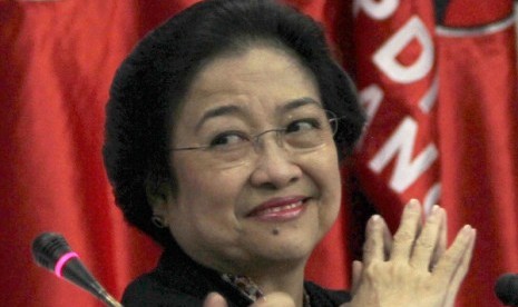 Presidential candidates who run for 2014 election are quite predictable and without any surprise. Among others is Megawati Sukarnoputri from Indonesian Democratic Party of Struggle (PDIP) who also former Indonesian president. (file photo)  