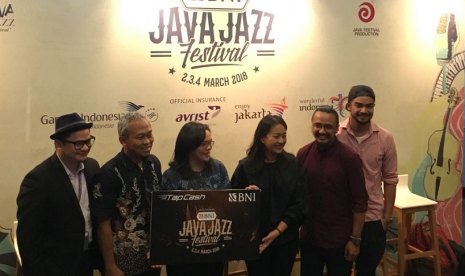 Press Conference Jakarta Internasional BNI Java Jazz Festival 2018.