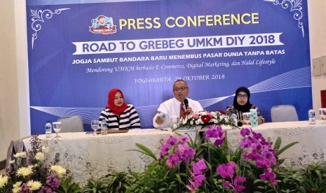 Press conference kurasi produk UMKM di Kantor BI Perwakilan DIY. 