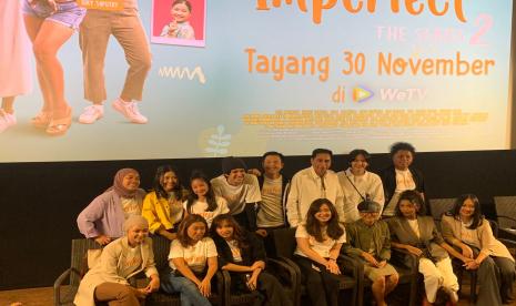 Press screening Imperfect The Series 2 di XXI Metropole Jakarta, Jumat (25/11/2022). 