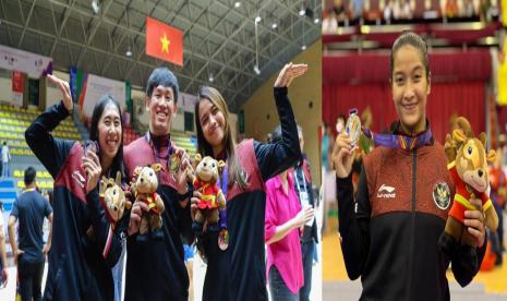 -Prestasi akademik maupun non akademik yang diraih civitas akademika sebuah perguruan tinggi tentunya menjadi kebanggaan tersendiri. 4 sivitas akademika UEU boyong medali untuk Indonesia di SEA Games 2021 Vietnam  