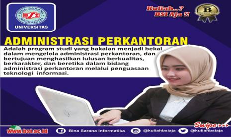 Prodi Administrasi Perkantoran merupakan salah satu Prodi favorit di UBSI.