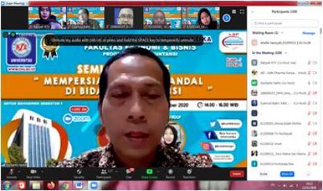 Prodi Akuntansi Fakultas Ekonomi dan Bisnis (FEB) UBSI menggelar webinar bertajuk ‘Mempersiapkan SDM Handal di Bidang Akuntansi’.