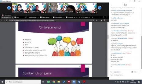 Prodi Periklanan UBSI menggelar webinar Menulis Jurnal Bagi Dosen Pemula.