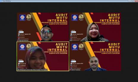 Prodi Sistem Informasi Universitas Bina Sarana Informatika (BSI) kampus Sukabumi melakukan Audit Mutu Internal (AMI).