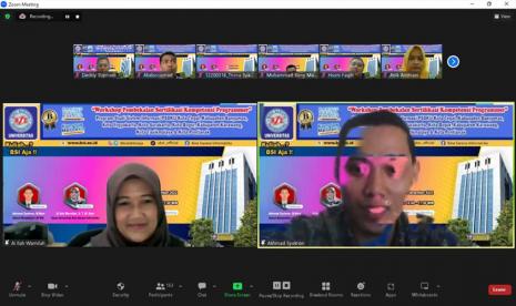 Prodi Sistem Informasi Universitas BSI mengadakan workshop sertifikasi programmer,