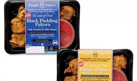 Produk daging babi yang terima label halal.