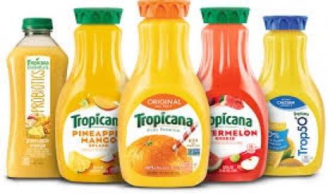 Produk minuman jus Tropicana.